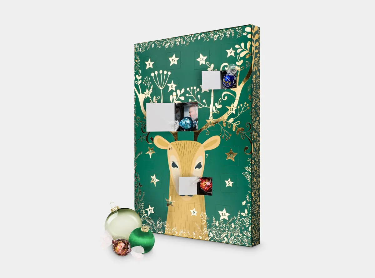 Design-Adventskalender mit Schokolade