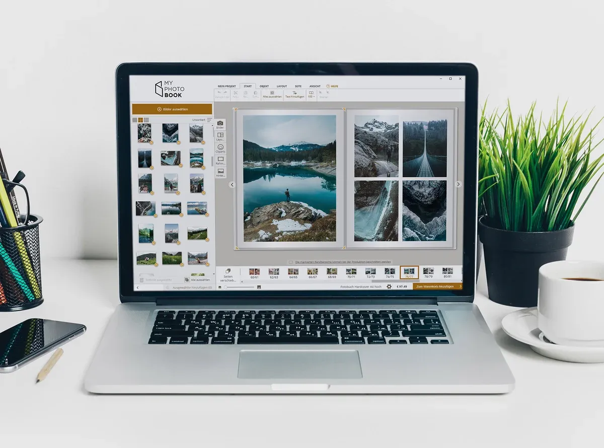 Myphotobook Software für Windows und Mac