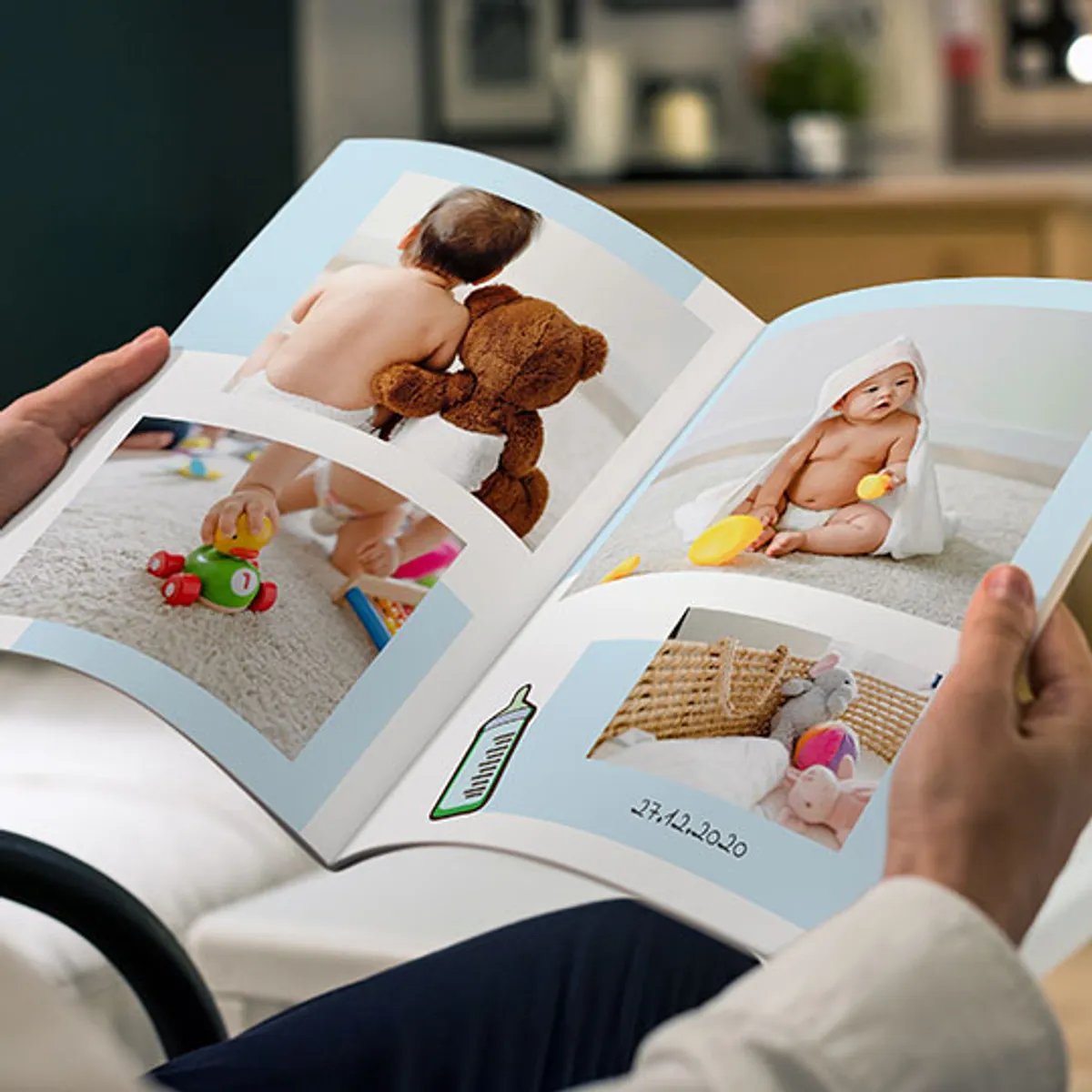 Photo Books Collage - Baby theme