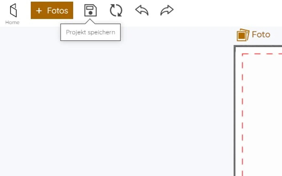 Projekt speichern