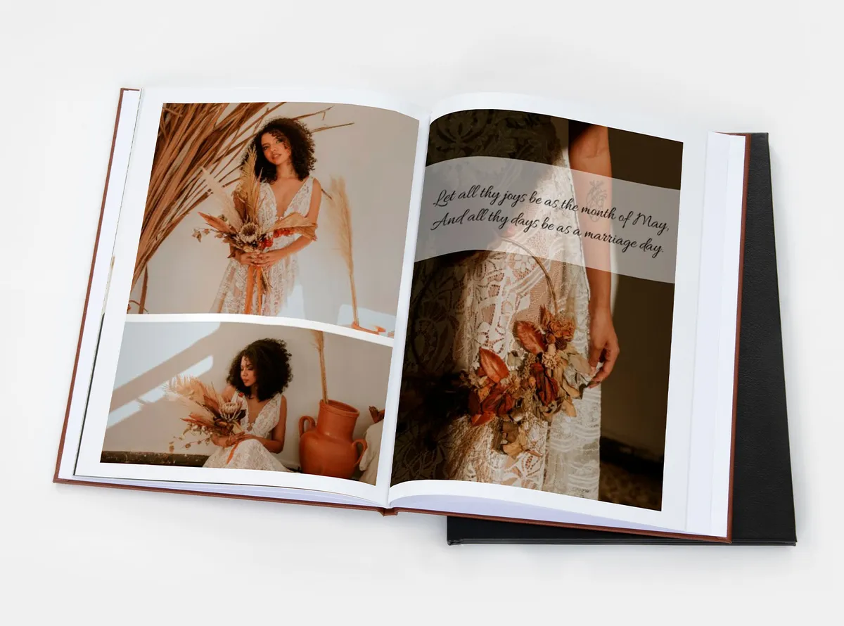 Fotobuch A4 Hardcover mit Hochzeitsfotos