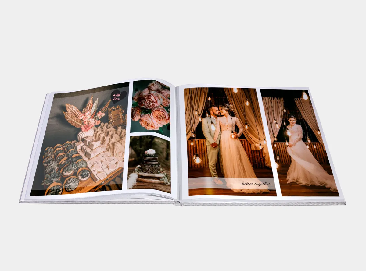 Fotobuch 30x30 Hardcover mit Hochzeitsfotos
