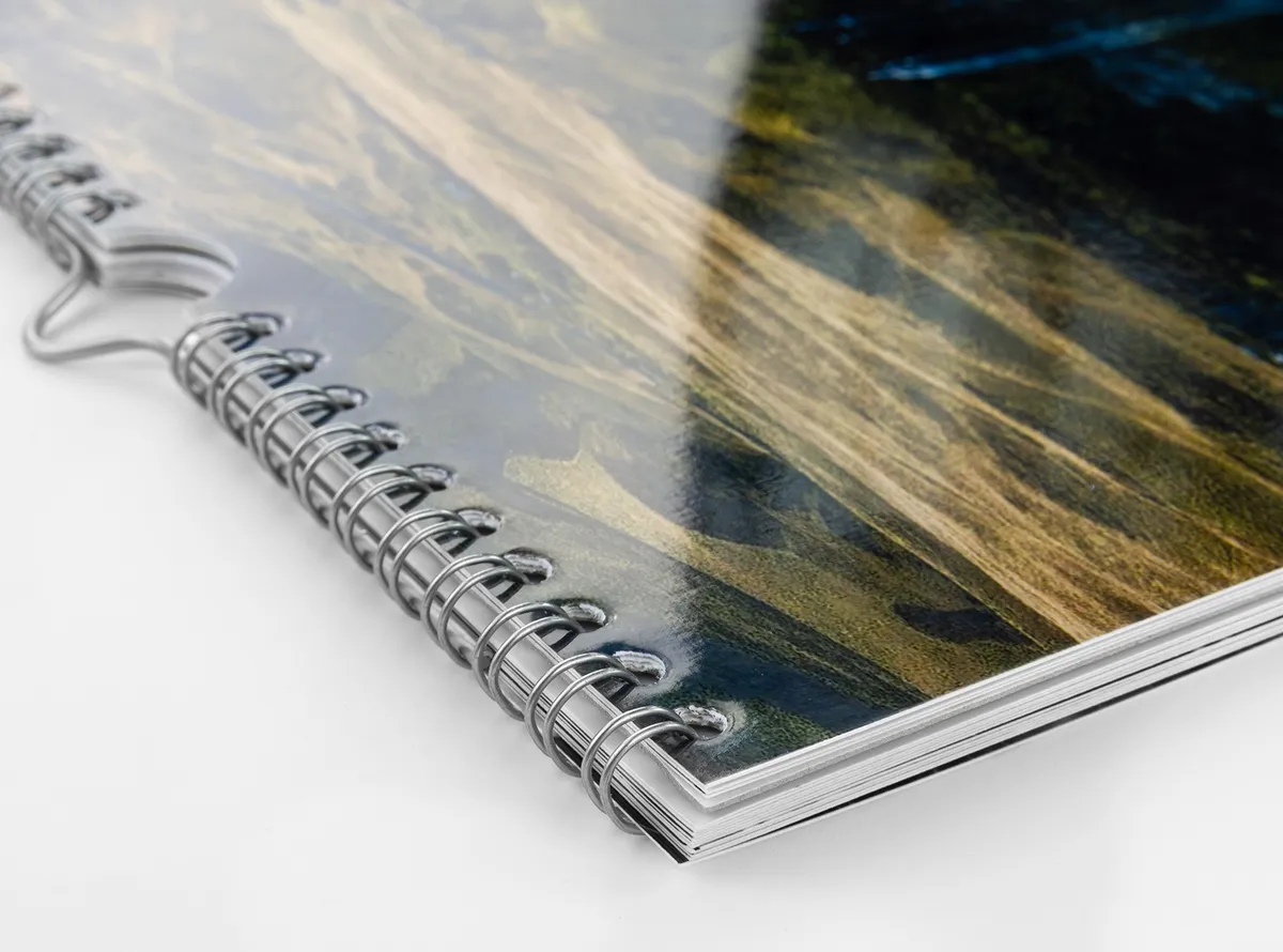 Wandkalender mit Fuji Supreme Fotopapier und Ringhalterung
