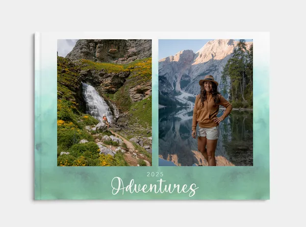 Fotobuch A4 Quer Hardcover – Fotobuch mit eigenen Fotos gestalten (24–250 Seiten)