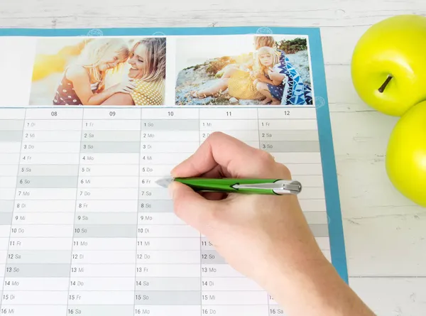 Jahresplaner A2 mit Foto online erstellen