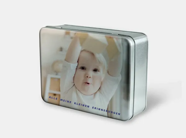 Blechdose mit Deinem Foto